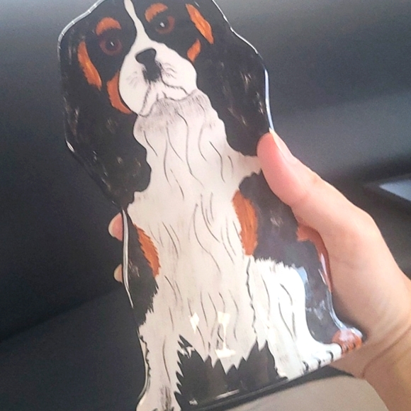 Rescue Me Now Pavilion Gift Company Cavalier Dog Vase, 7.5" Tall - Picture 7 of 7